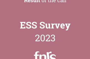 Result of the ESS Survey call