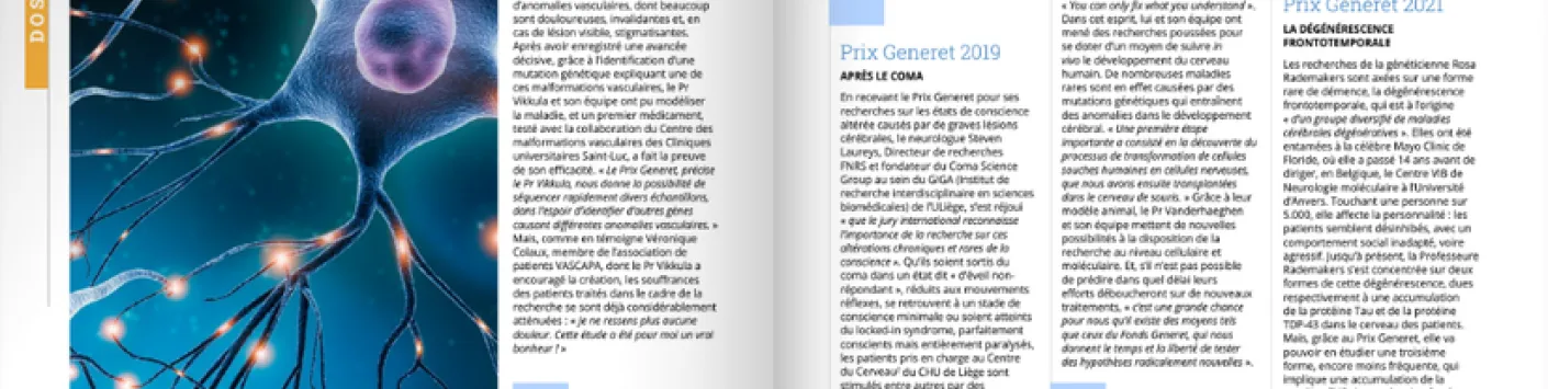 www.FNRS.news 125 | 1 Prix, 4 lauréat(e)s