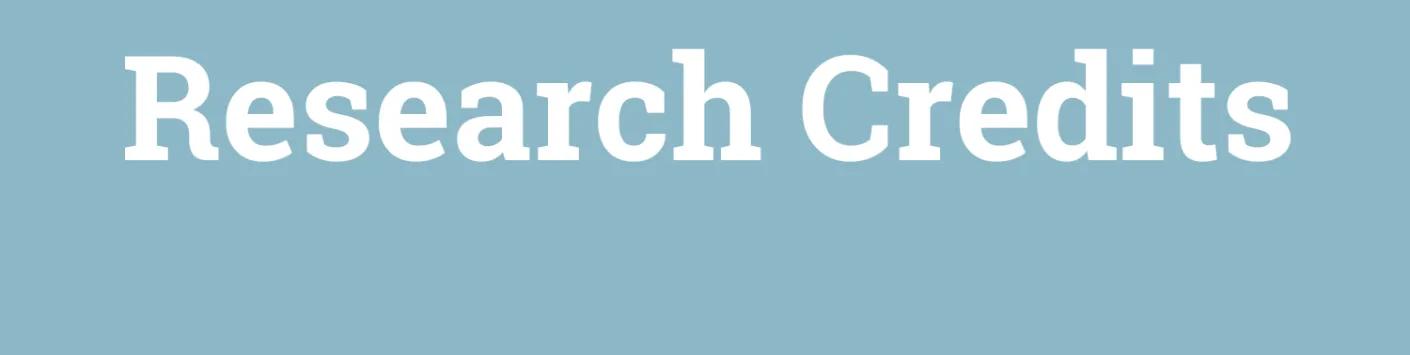 Results of the call Credits and Projects : Research Credits